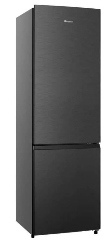 Hisense 264L Titanium Inox Combi Fridge Retail Box 1 year