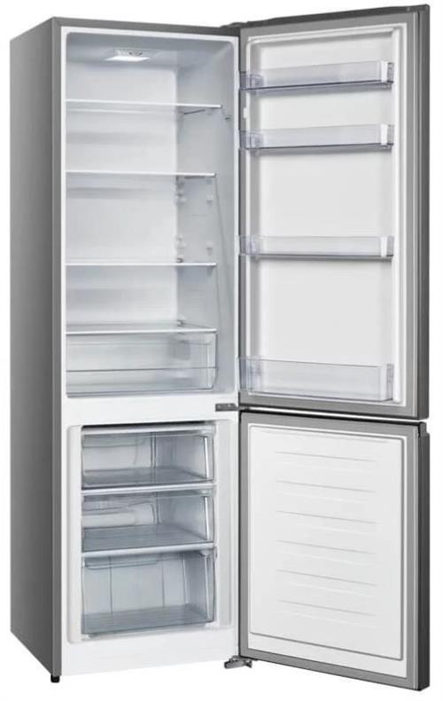 Hisense 264L Titanium Inox Combi Fridge Retail Box 1 year