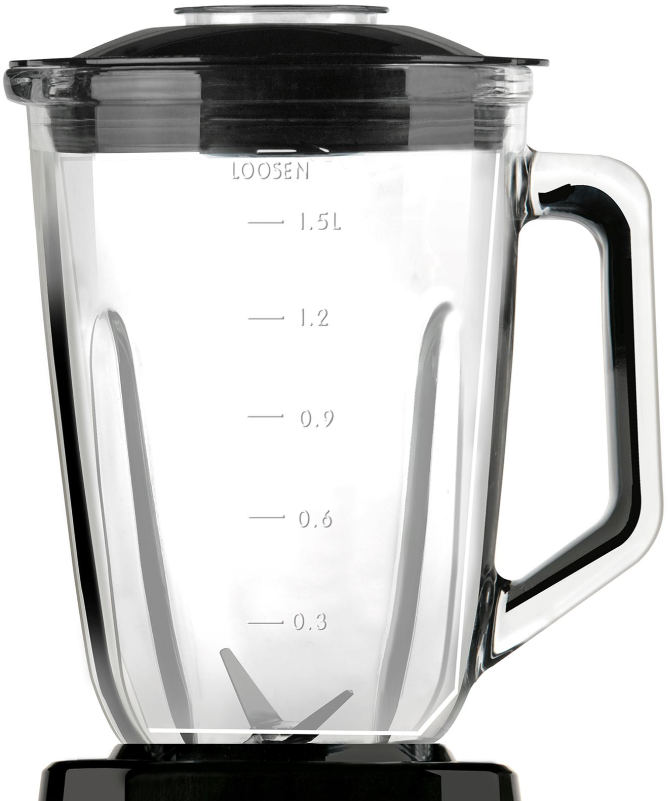 Taurus 1.5L Succo Glass 1300W Jug Blender