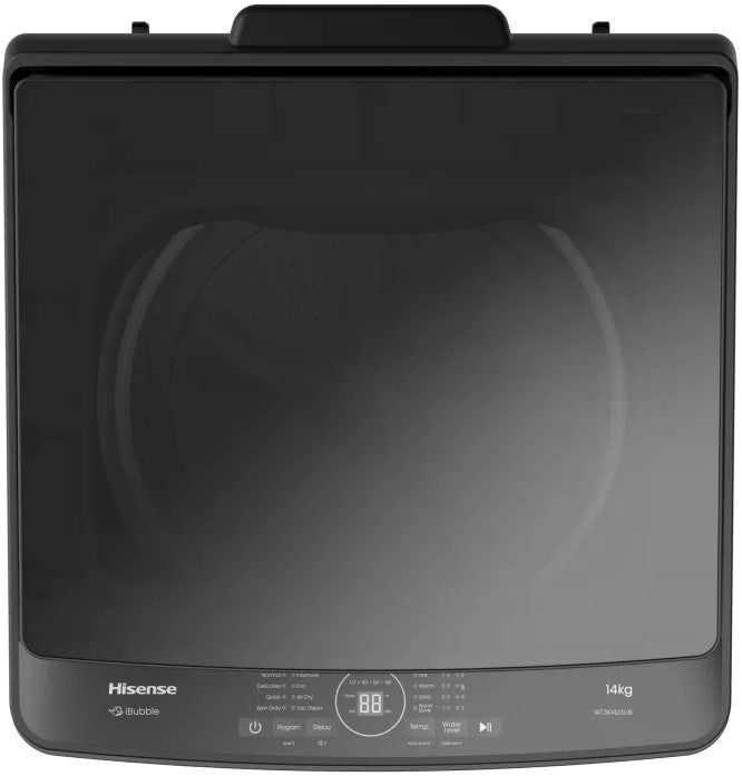 Hisense 14Kg Premium Black Top Loader