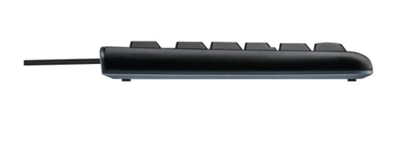 Logitech Desktop MK120, Full-size (100%), Wired, USB, QWERTY, Black, Mouse included