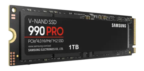 Samsung 990 PRO, 1 TB, M.2, 7450 MB/s