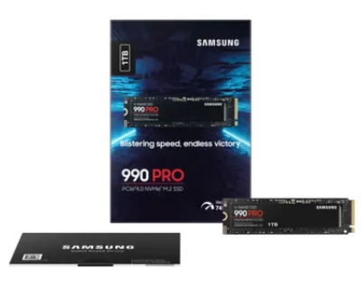 Samsung 990 PRO, 1 TB, M.2, 7450 MB/s