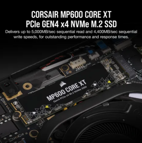 Corsair MP600 CORE XT, 1 TB, M.2
