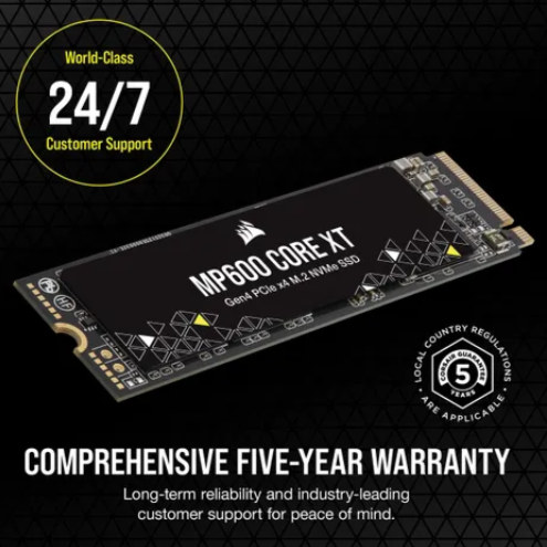 Corsair MP600 CORE XT, 1 TB, M.2