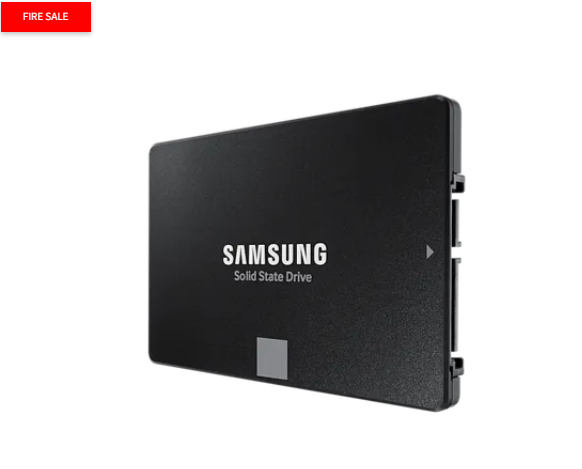 Samsung 870 EVO, 1 TB, 2.5", 560 MB/s, 6 Gbit/s