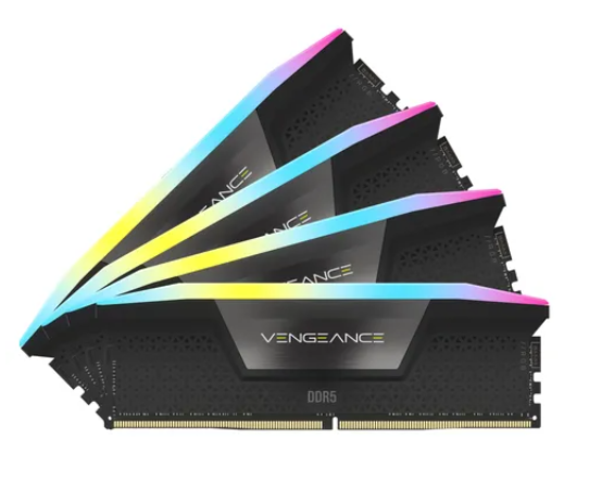 Corsair Vengeance RGB CMH128GX5M4B5600C40, 128 GB, 4 x 32 GB, DDR5, 5600 MHz, 288-pin DIMM