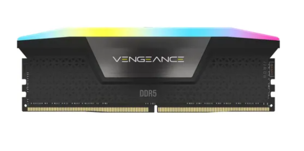 Corsair Vengeance RGB CMH64GX5M2B6000Z40, 64 GB, 2 x 32 GB, DDR5, 6000 MHz, 288-pin DIMM