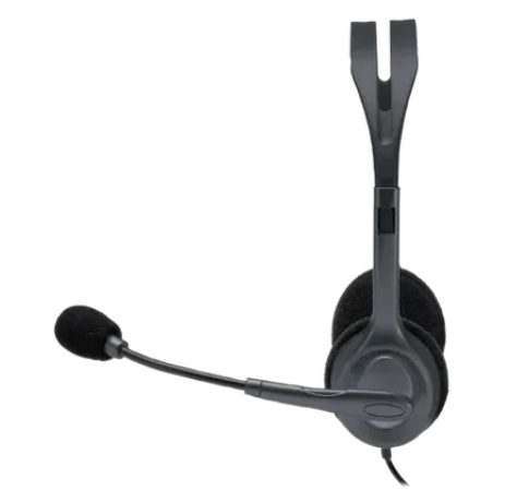 Logitech H110 Stereo Headset, Wired, Office/Call center, 20 - 20000 Hz, 74 g, Headset, Grey
