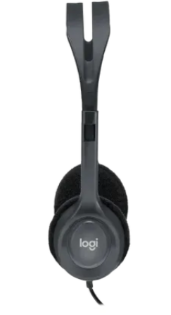 Logitech H110 Stereo Headset, Wired, Office/Call center, 20 - 20000 Hz, 74 g, Headset, Grey
