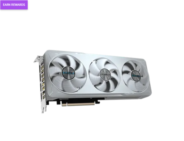 GIGABYTE GeForce RTX 5070 EAGLE OC ICE SFF 12G Graphics Card - 12GB GDDR7, 192bit, PCI-E 5.0, 2587 MHz Core Clock, 3 x DP 2.1a, 1 x HDMI 2.1b, NVIDIA DLSS 4, GV-N5070EAGLEOC ICE-12GD, GeForce RTX 5070, 12 GB, GDDR7