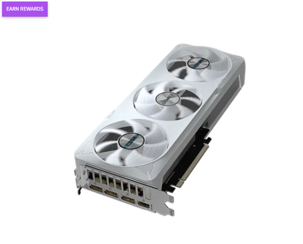 GIGABYTE GeForce RTX 5070 EAGLE OC ICE SFF 12G Graphics Card - 12GB GDDR7, 192bit, PCI-E 5.0, 2587 MHz Core Clock, 3 x DP 2.1a, 1 x HDMI 2.1b, NVIDIA DLSS 4, GV-N5070EAGLEOC ICE-12GD, GeForce RTX 5070, 12 GB, GDDR7
