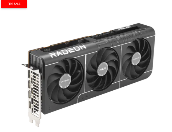ASUS Prime -RX9070XT-O16G, Radeon RX 9070 XT, 16 GB, GDDR6, 256 bit, 7680 x 4320 pixels, PCI Express 5.0