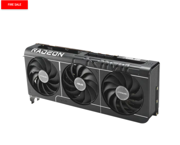 ASUS Prime -RX9070XT-O16G, Radeon RX 9070 XT, 16 GB, GDDR6, 256 bit, 7680 x 4320 pixels, PCI Express 5.0