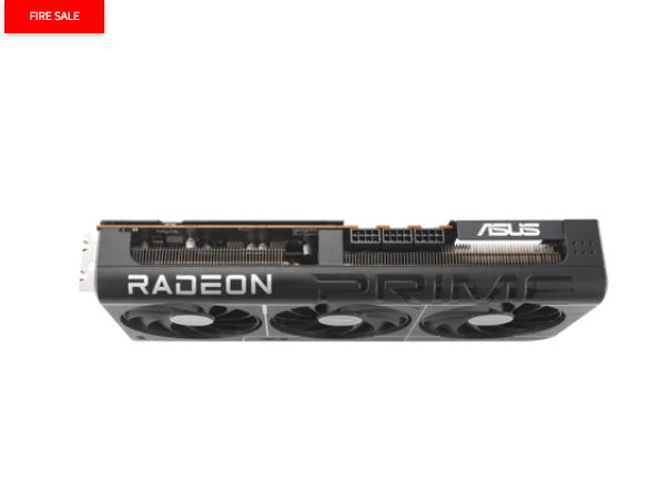 ASUS Prime -RX9070XT-O16G, Radeon RX 9070 XT, 16 GB, GDDR6, 256 bit, 7680 x 4320 pixels, PCI Express 5.0