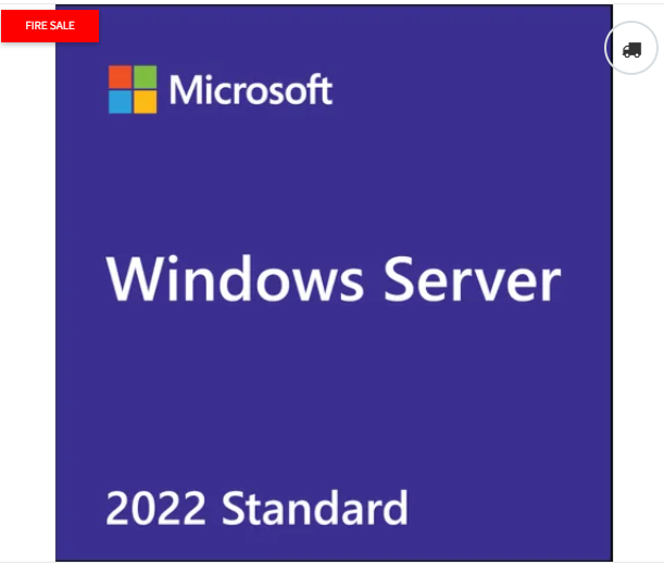 Microsoft Windows Server 2022 Standard, License, English, 1 license(s)