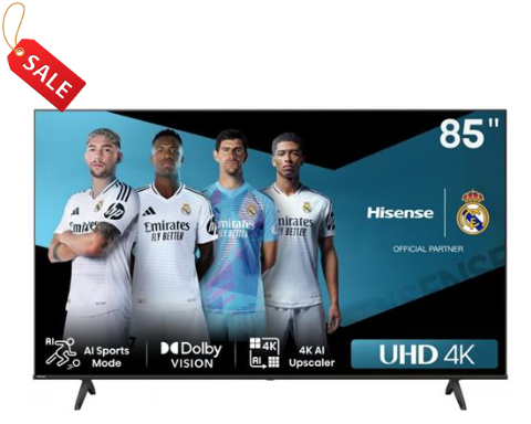 Hisense 85 inch A6N Series Direct LED UHD Smart TV