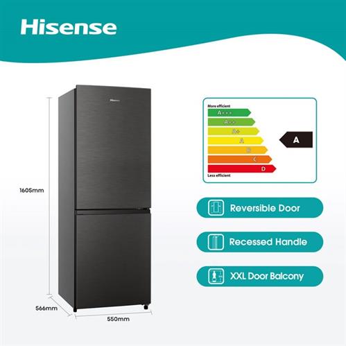 Hisense 223L Combi Freezer Fridge Retail Box 1 year