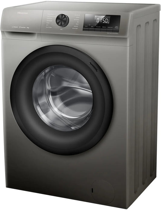 Hisense 8kg Front Loader Grey Titanium