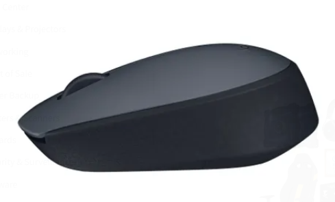 Logitech M170 Wireless Mouse, Ambidextrous, Optical, RF Wireless, 1000 DPI, Grey