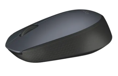 Logitech M170 Wireless Mouse, Ambidextrous, Optical, RF Wireless, 1000 DPI, Grey