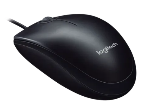 Logitech Mouse M90, Ambidextrous, Optical, USB Type-A, 1000 DPI, Grey
