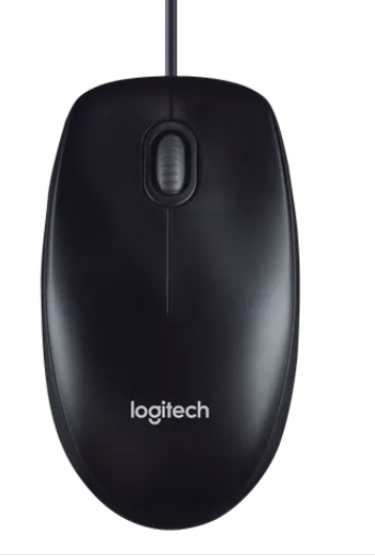 Logitech Mouse M90, Ambidextrous, Optical, USB Type-A, 1000 DPI, Grey