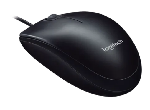 Logitech Mouse M90, Ambidextrous, Optical, USB Type-A, 1000 DPI, Grey