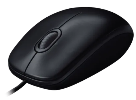 Logitech Mouse M90, Ambidextrous, Optical, USB Type-A, 1000 DPI, Grey