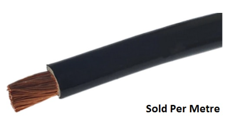Solarix 16mm2 Battery Power Cable Per Metre Black