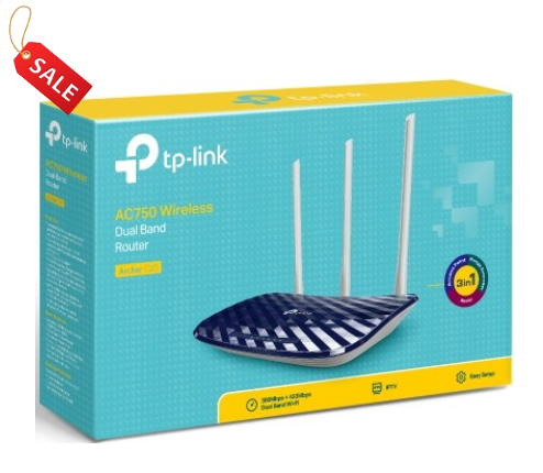 TP-Link Archer C20 AC750 Wireless Dual Band Router