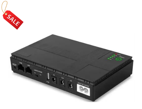 Solarix 10400mAH Micro UPS-Runs Router