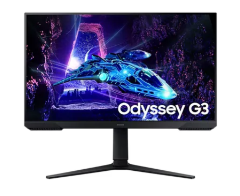 Samsung LS24GD302 24'' Odyssey G3 Monitor; 16:9; 1920x1080 Resolution; 180Hz; 3000:1 Static; 1ms (MPRT); 178°/178° Viewing Angle