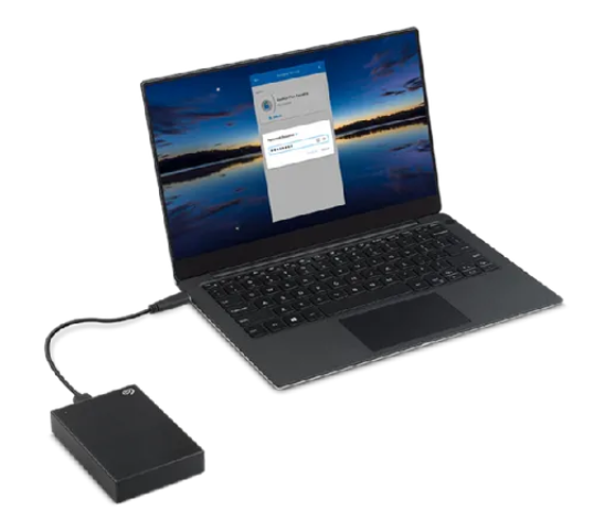 Seagate One Touch , 2 TB, 3.2 Gen 1 (3.1 Gen 1), Black