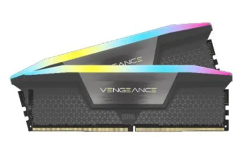 Corsair Vengeance RGB CMH32GX5M2B5600Z40, 32 GB, 2 x 16 GB, DDR5, 5600 MHz, 288-pin DIMM, Black