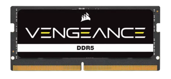 Corsair Vengeance CMSX32GX5M1A4800C40, 32 GB, 1 x 32 GB, DDR5, 4800 MHz, 262-pin SO-DIMM, Black