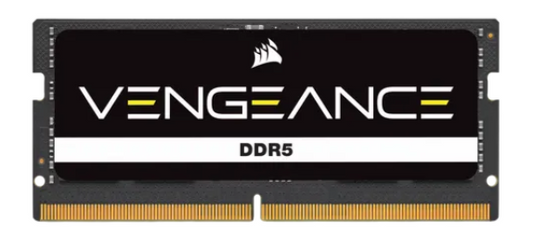 Corsair Vengeance CMSX32GX5M1A4800C40, 32 GB, 1 x 32 GB, DDR5, 4800 MHz, 262-pin SO-DIMM, Black