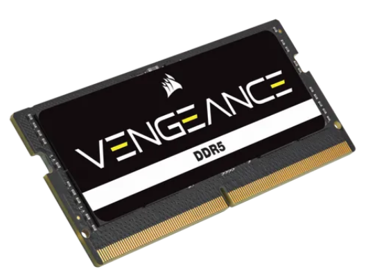 Corsair Vengeance CMSX32GX5M1A4800C40, 32 GB, 1 x 32 GB, DDR5, 4800 MHz, 262-pin SO-DIMM, Black