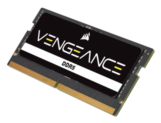 Corsair Vengeance CMSX32GX5M1A4800C40, 32 GB, 1 x 32 GB, DDR5, 4800 MHz, 262-pin SO-DIMM, Black