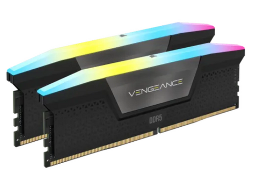 Corsair Vengeance RGB CMH48GX5M2B7200C36, 48 GB, 2 x 24 GB, DDR5, 7200 MHz, 288-pin DIMM