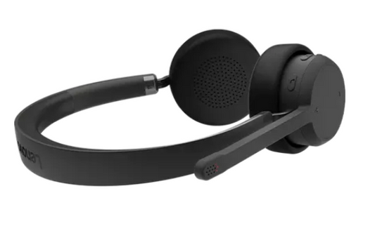 Lenovo 4XD1Q30302, Wireless, Calls/Music, 20 - 20000 Hz, 137 g, Headset, Black