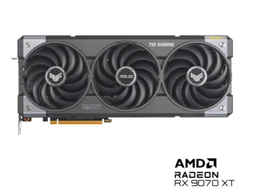 ASUS TUF Gaming TUF-RX9070XT-O16G-GAMING, Radeon RX 9070 XT, 16 GB, GDDR6, 256 bit, 7680 x 4320 pixels, PCI Express 5.0