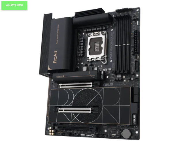 ASUS PROART Z890-CREATOR WIFI, Intel, LGA 1851 (Socket V1), Intel Core Ultra (Series 2), LGA 1851, DDR5-SDRAM, 192 GB