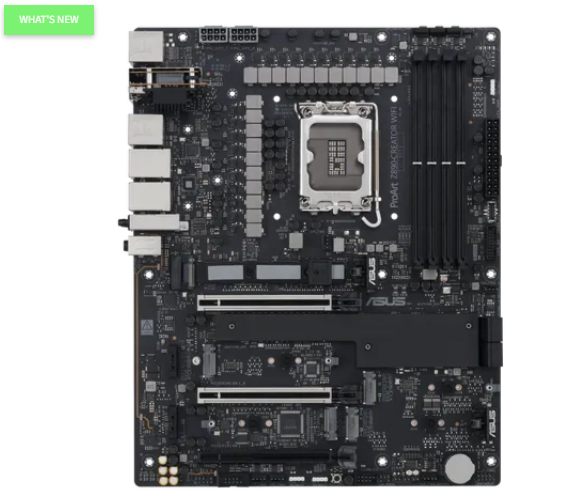 ASUS PROART Z890-CREATOR WIFI, Intel, LGA 1851 (Socket V1), Intel Core Ultra (Series 2), LGA 1851, DDR5-SDRAM, 192 GB