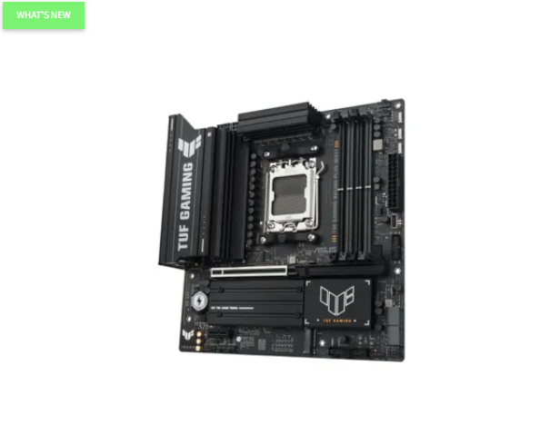 ASUS TUF GAMING B850M-PLUS WIFI7, AMD, Socket AM5, AMD Ryzen 7000 Series, AMD Ryzen 8000 Series, AMD Ryzen 9000 Series, Socket AM5, DDR5-SDRAM, 256 GB