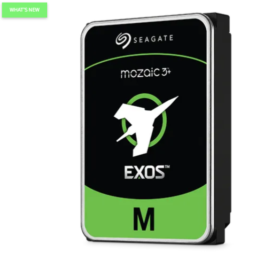 Seagate Exos M, 28 TB, 7200 RPM, 512 MB, 3.5", Serial ATA