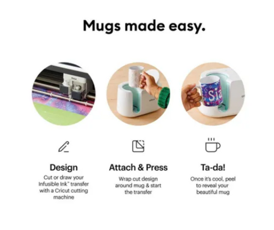 2009663 - Cricut Mugpress (standalone); Give the gift of vibrant; professional-quality; personalized mugs with Cricut Mug Press