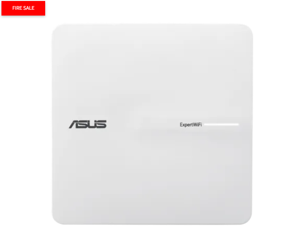ASUS EBA63 ExpertWiFi AX3000 Dual-band PoE, 2.4 GHz, 5 GHz, 2402 Mbit/s, IPSec, SSH, WPA-Enterprise, WPA-Personal, WPA2-Enterprise, WPA2-Personal, WPS, 10,100,1000 Mbit/s