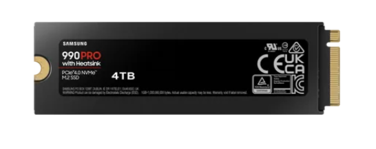 Samsung 990 Pro, 4 TB, M.2, 7450 MB/s