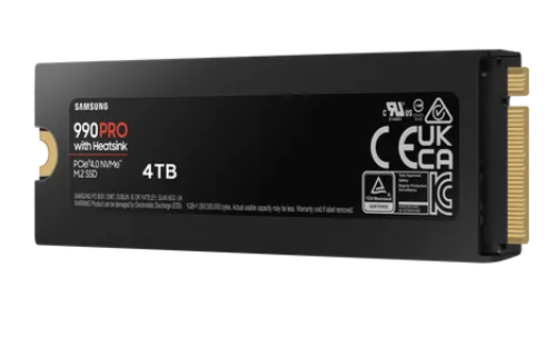 Samsung 990 Pro, 4 TB, M.2, 7450 MB/s